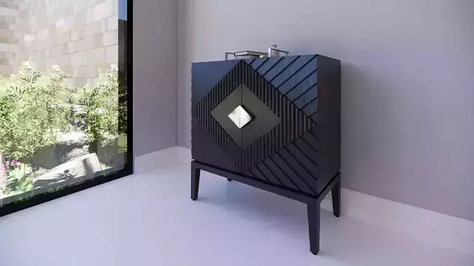 Modern Credenza - Two doors