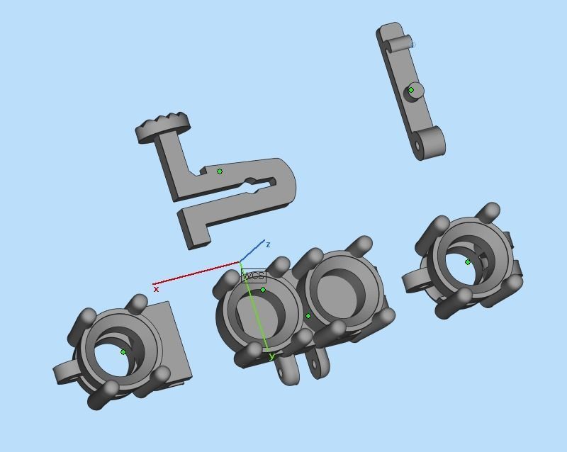 Tennis bracelet for girls with diamonds 3 3mm 548 3D print model_10