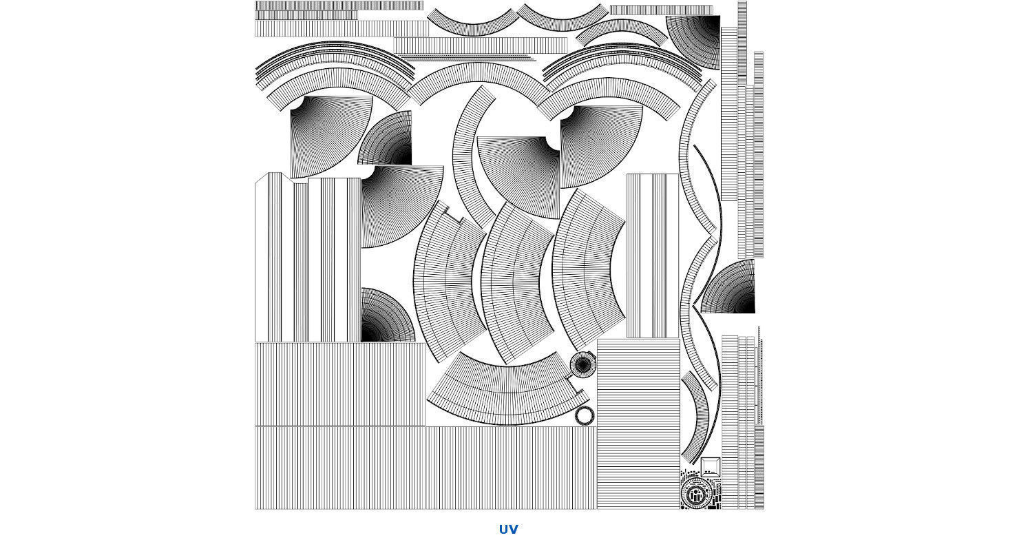 Water Tank 2A Low-poly 3D model_13