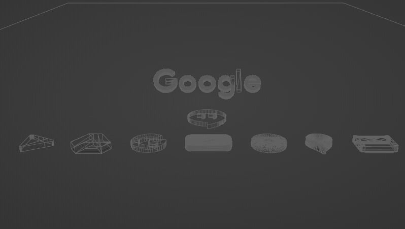 3d Google app icons  3D model_4