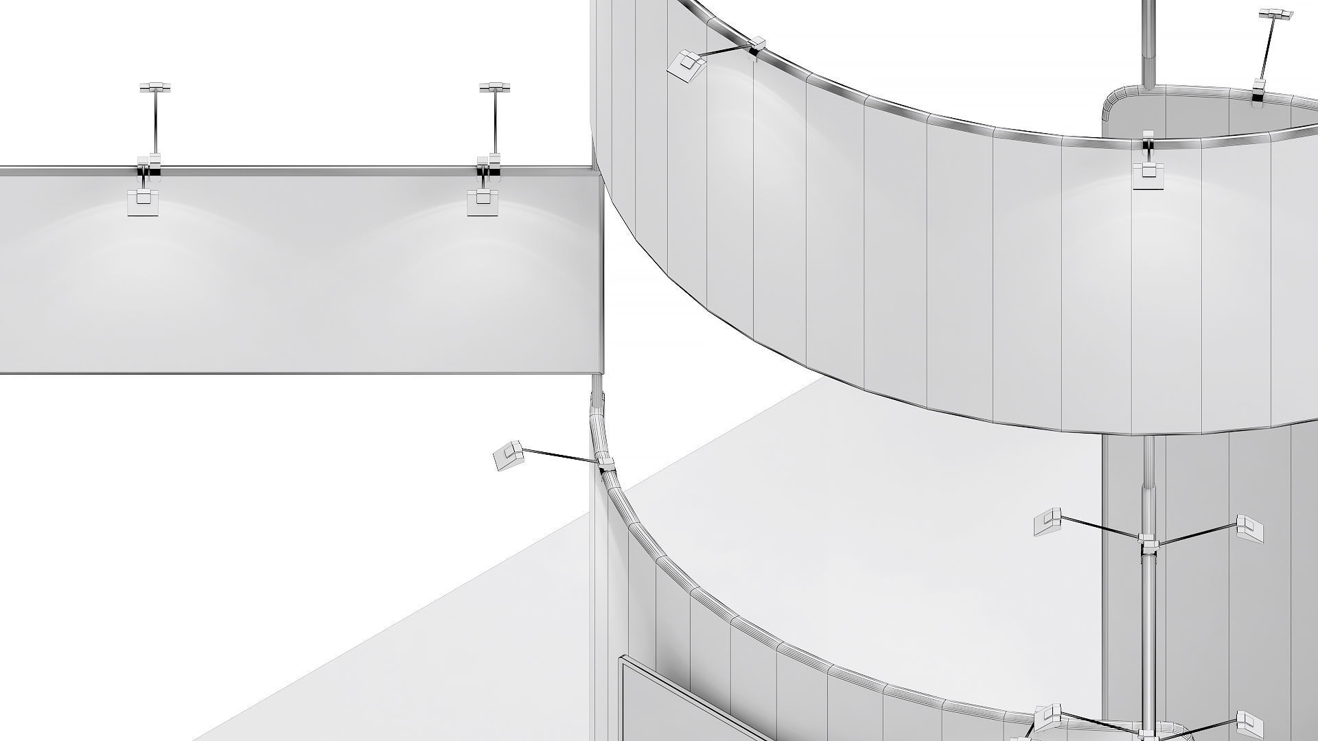 Exhibition booth 20x20ft 3DM009 3D model_11