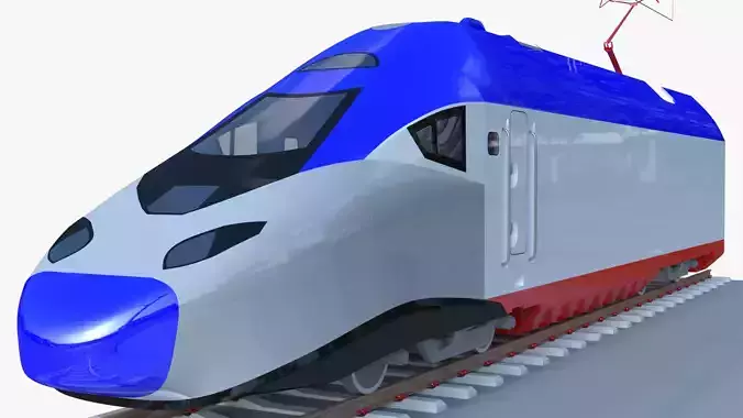 Alstom Avelia locomotive 3D model