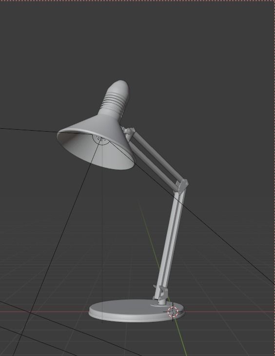 Table Lamp 3D model_13