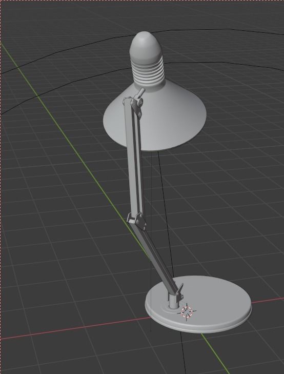 Table Lamp 3D model_11