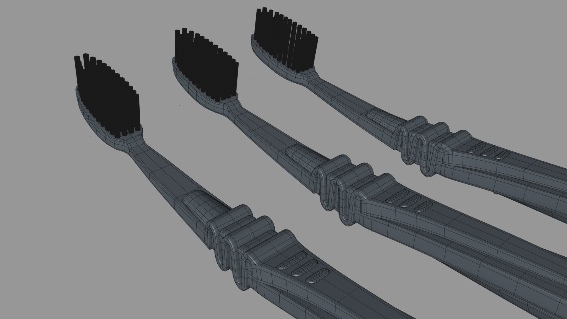 Flexible Manual Toothbrush 3D model_6