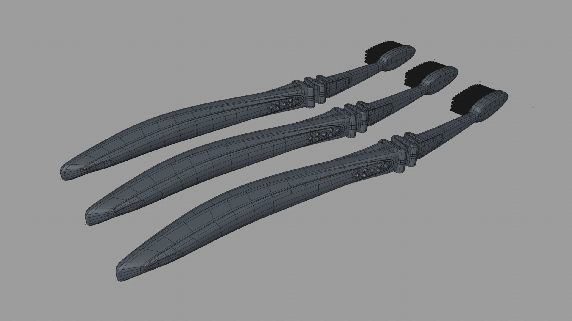 Flexible Manual Toothbrush 3D model_5