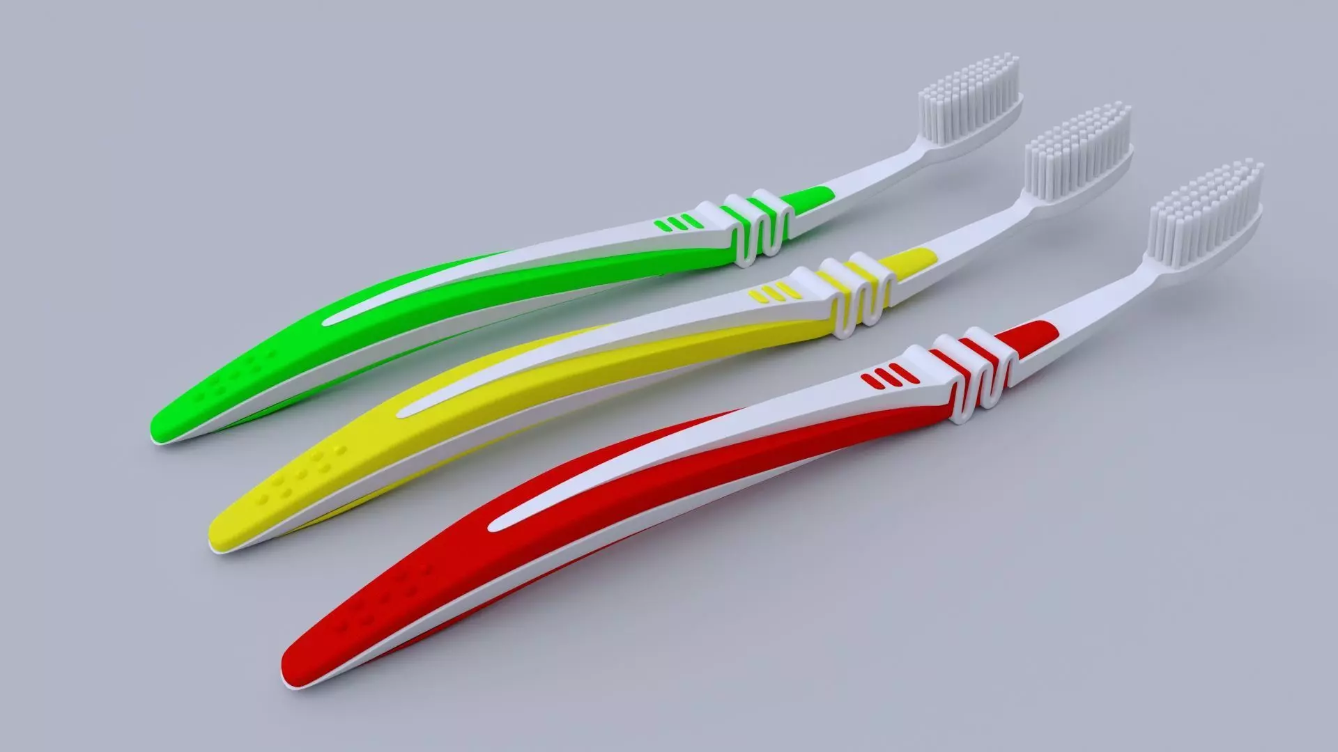 Flexible Manual Toothbrush 3D model_0