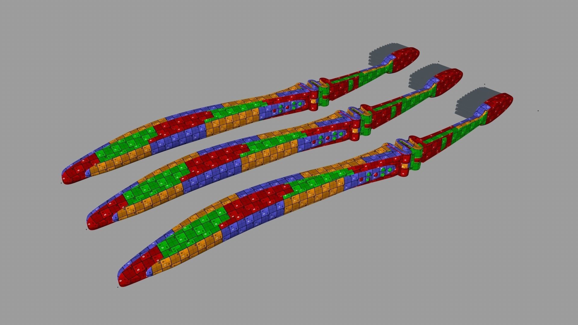 Flexible Manual Toothbrush 3D model_9