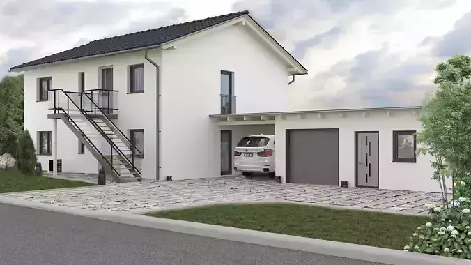 Contemporary cottage house