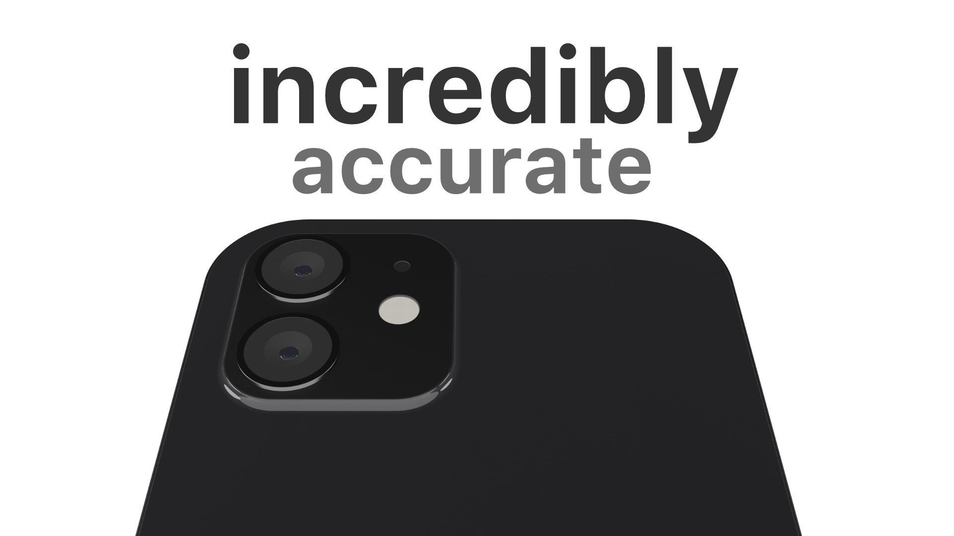 iPhone 12 Mini Black 3D model_3