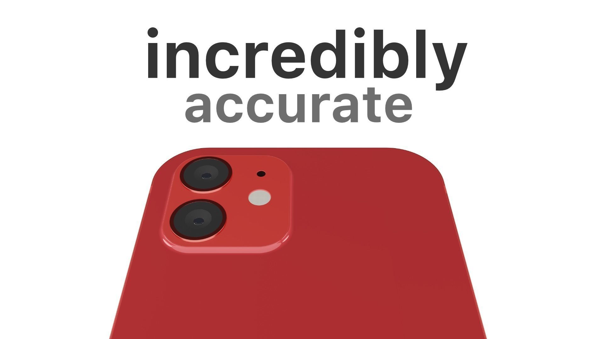 iPhone 12 Product RED 3D model_3