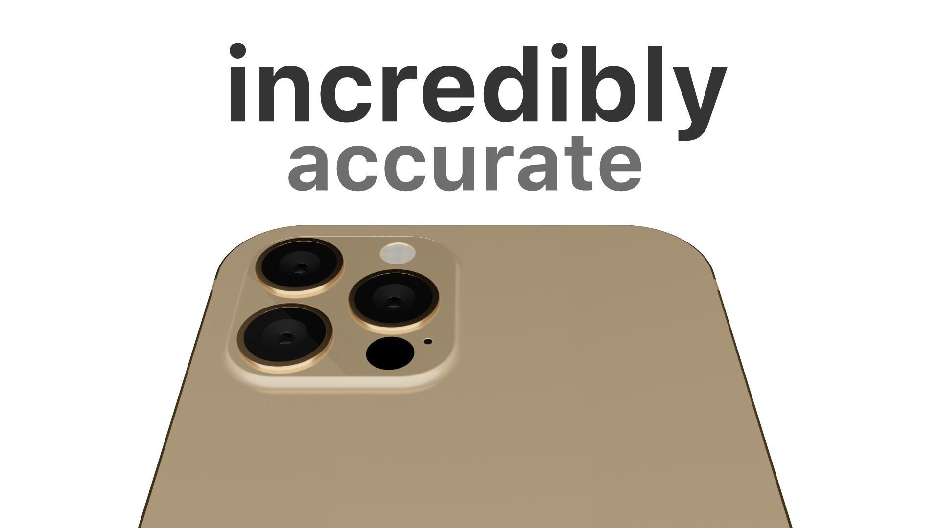 iPhone 12 Pro Max Gold 3D model_3