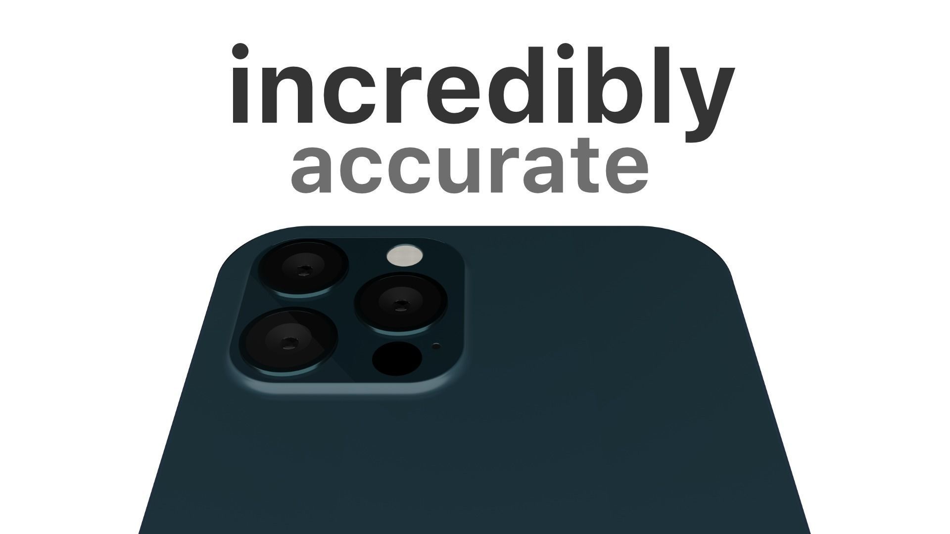 iPhone 12 Pro Pacific Blue 3D model_3