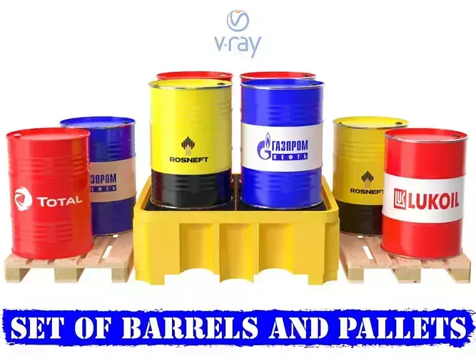 Set of Rosneft Lukoil Gazprom Total