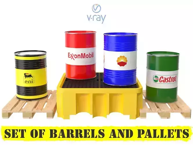 Set of Castrol Eni Exonmobil  Petrochina