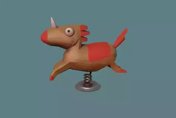 Horse wooden