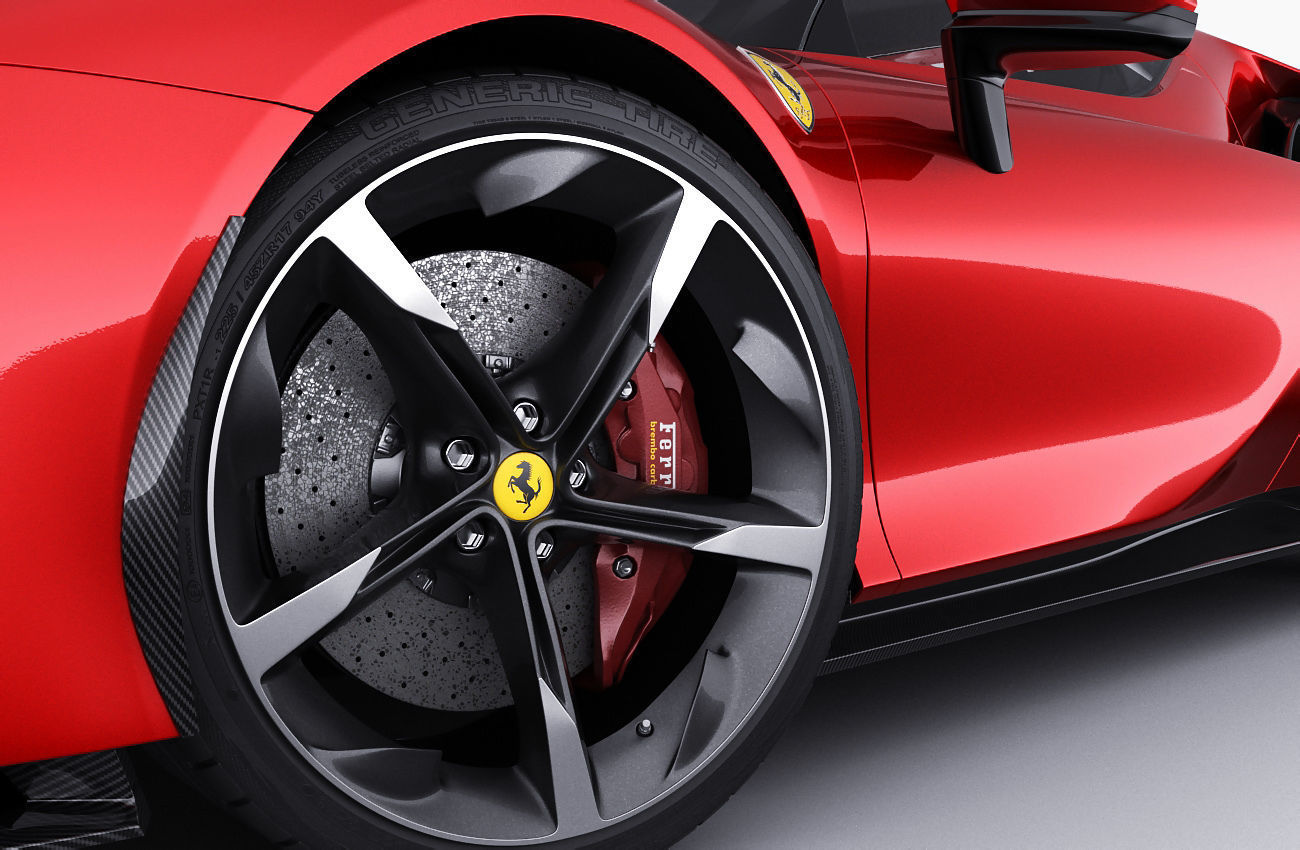 Ferrari SF90 Stradale 3D model_11
