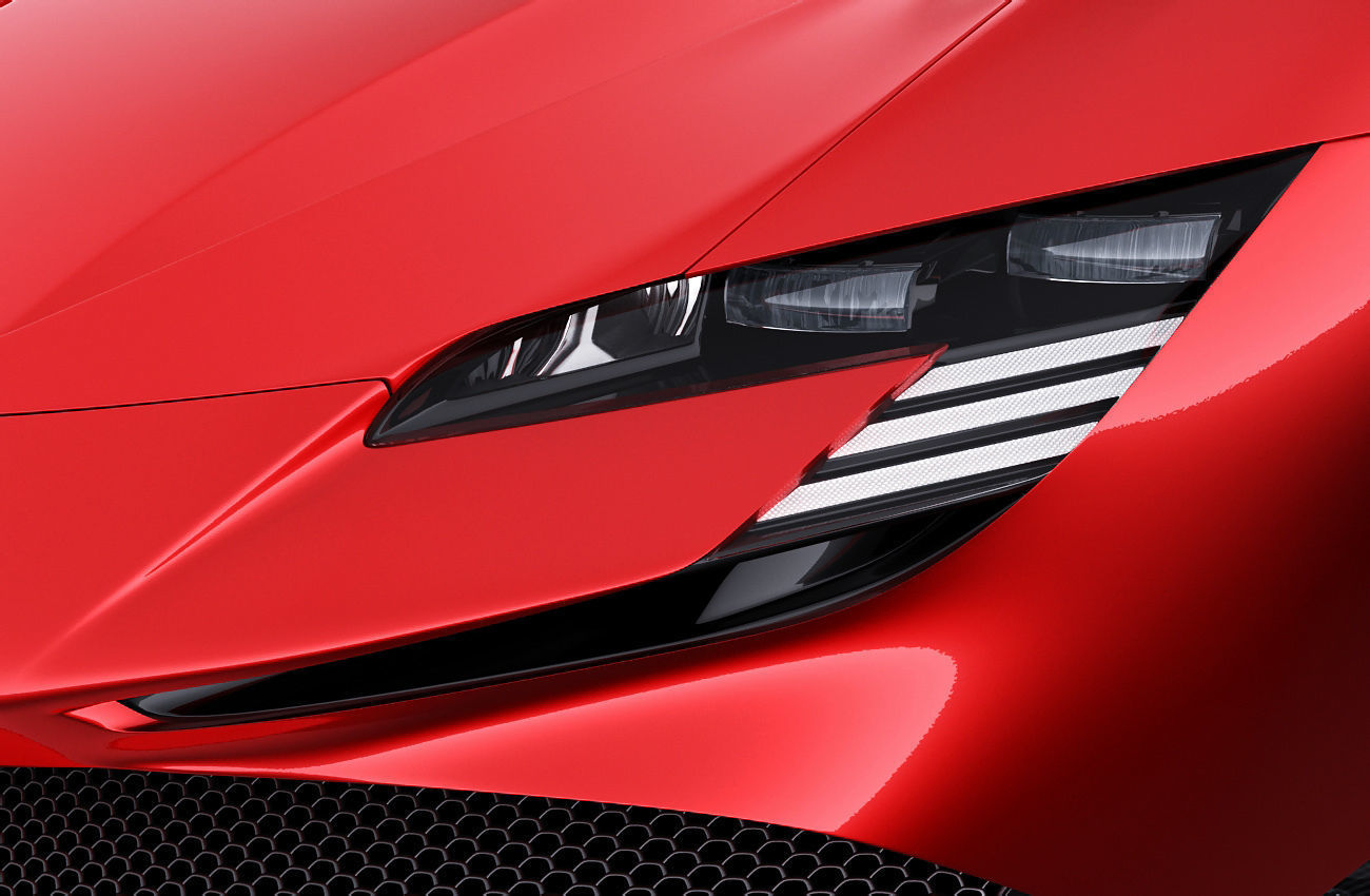 Ferrari SF90 Stradale 3D model_4