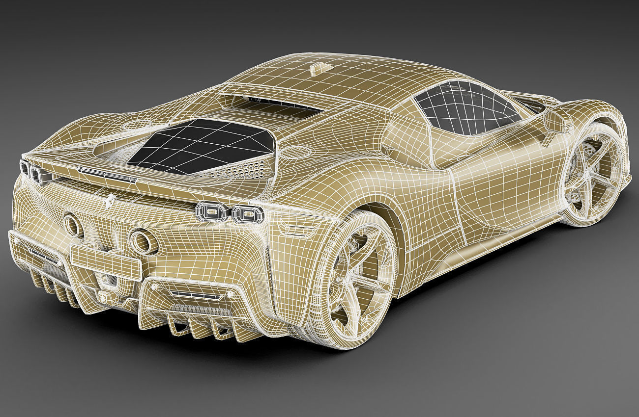 Ferrari SF90 Stradale 3D model_26
