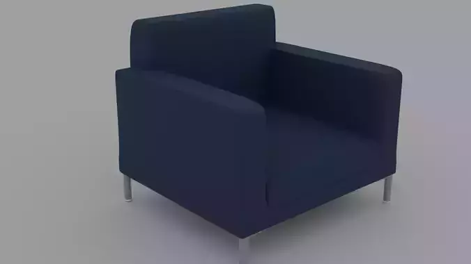 Blue Armchair for Blender