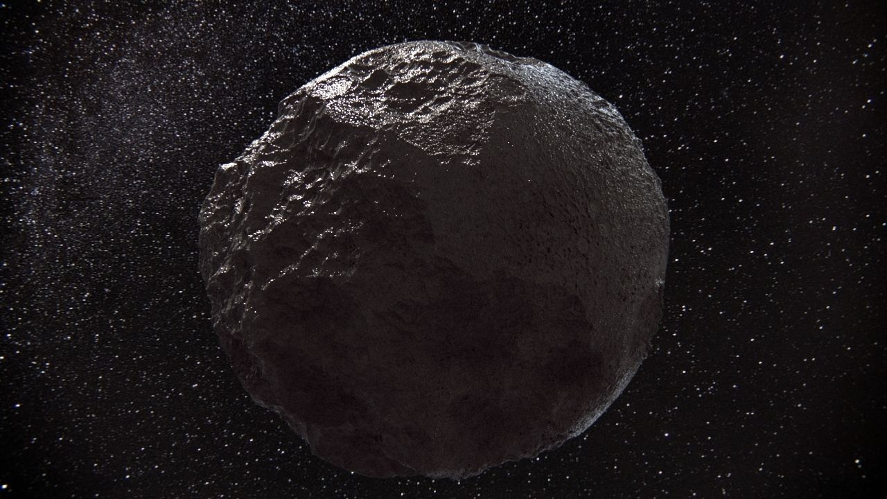 Detailed round asteroids high-poly set 3D model_7