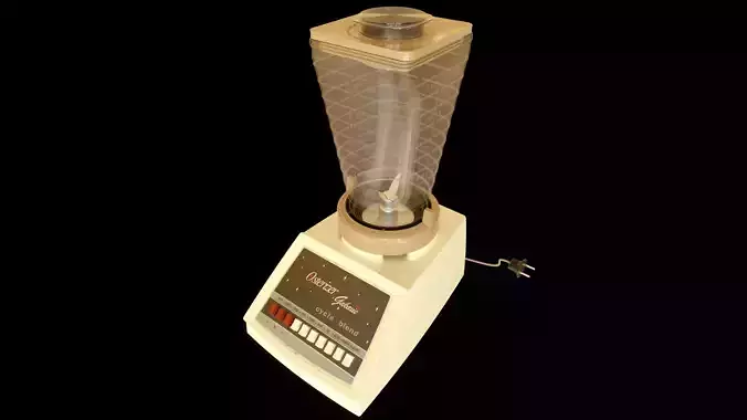 Vintage Osterizer Galaxie Blender Mixer with Cover