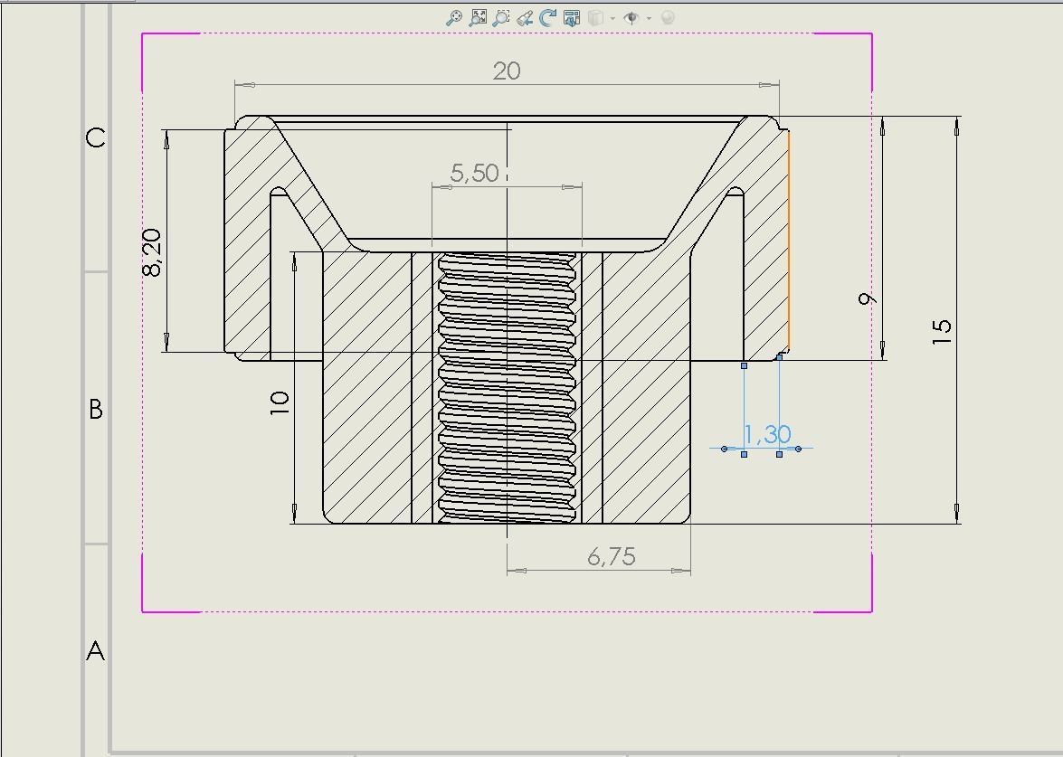 M5 06014-11200524  Raendelschrauben Kunststoff Knurled Nuts  3D print model_4