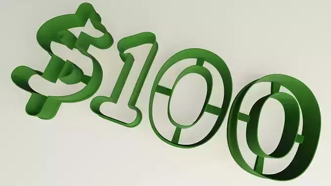 Numbers cookie cutter set 3D print model