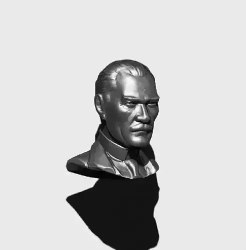 Ataturk bust of man
