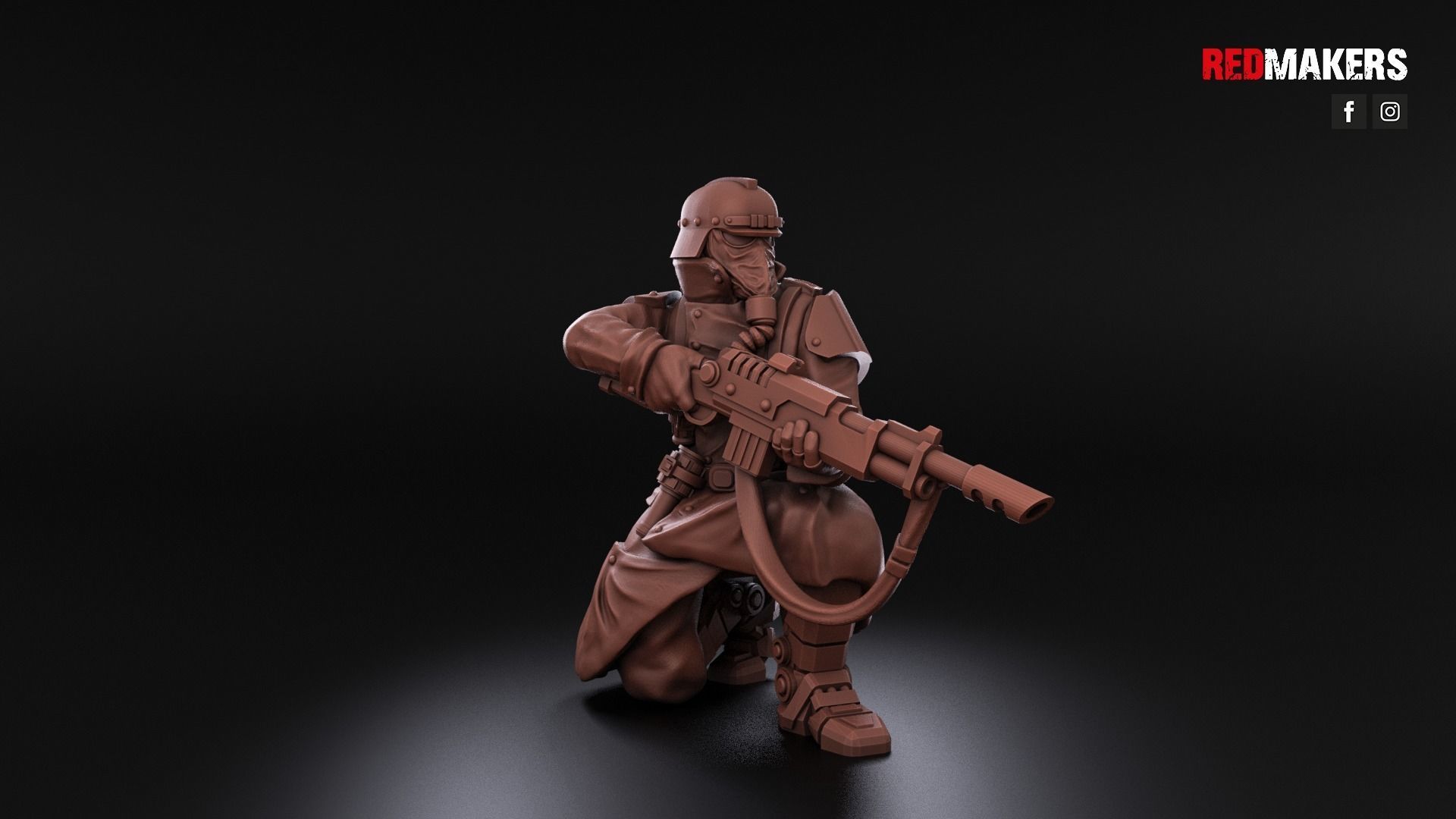 Death squad of the Imperial force Bionic legs 3D print model_10