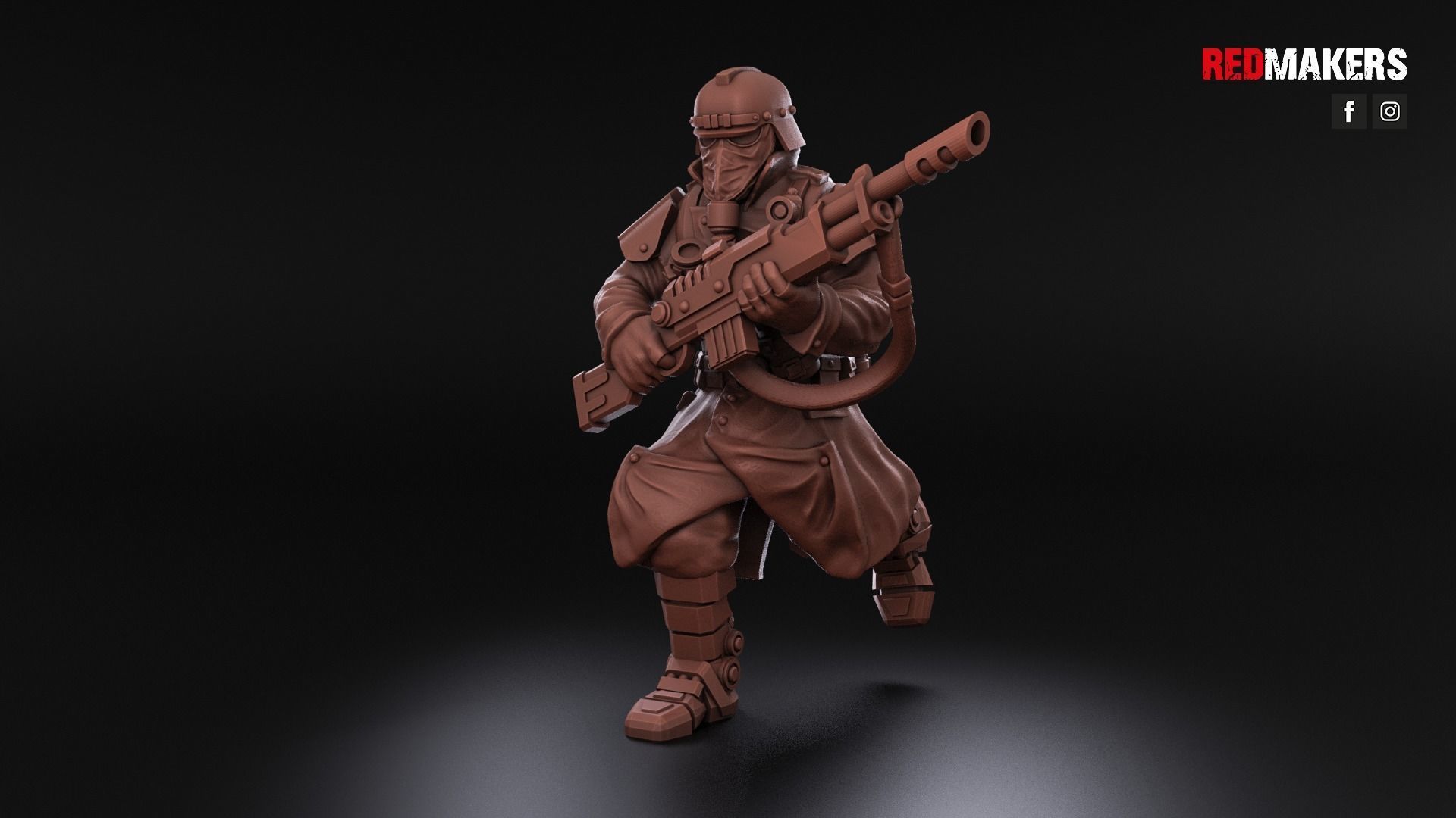 Death squad of the Imperial force Bionic legs 3D print model_13
