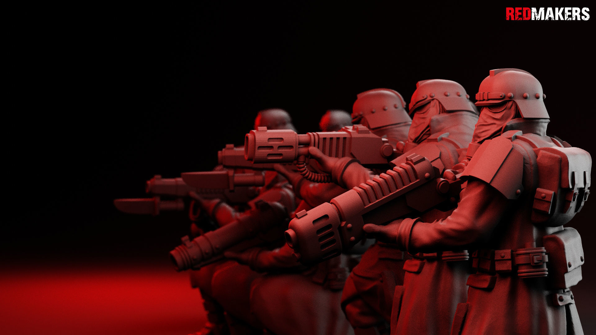 Death squad of the Imperial force Bionic legs 3D print model_69