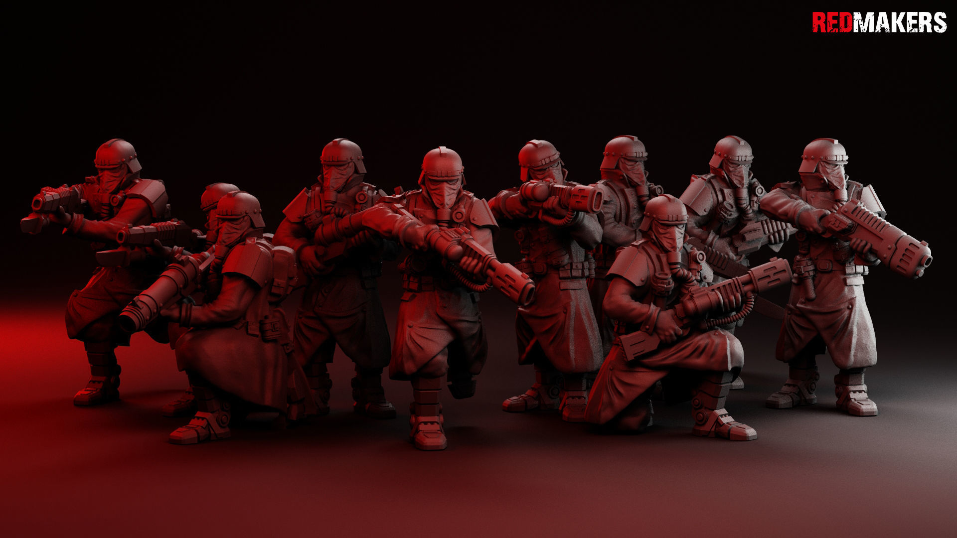 Death squad of the Imperial force Bionic legs 3D print model_67