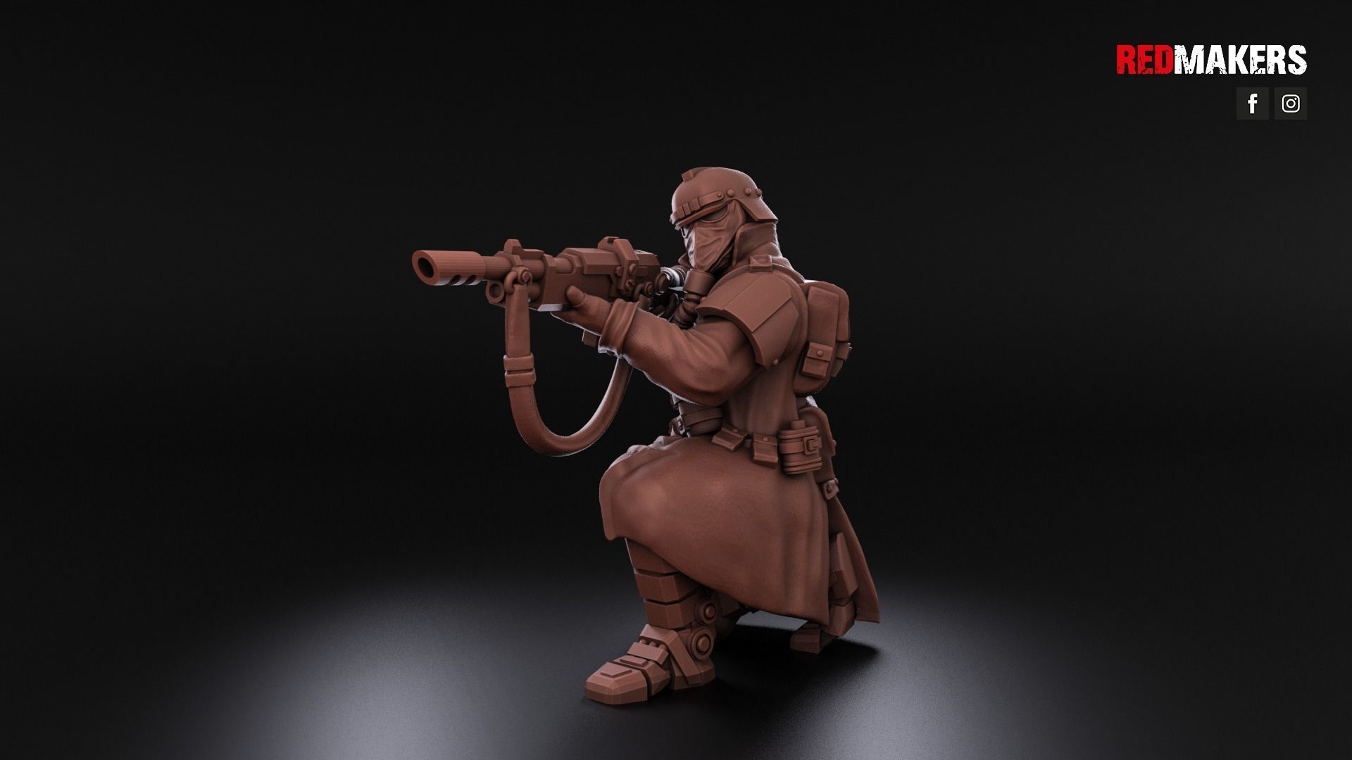 Death squad of the Imperial force Bionic legs 3D print model_12