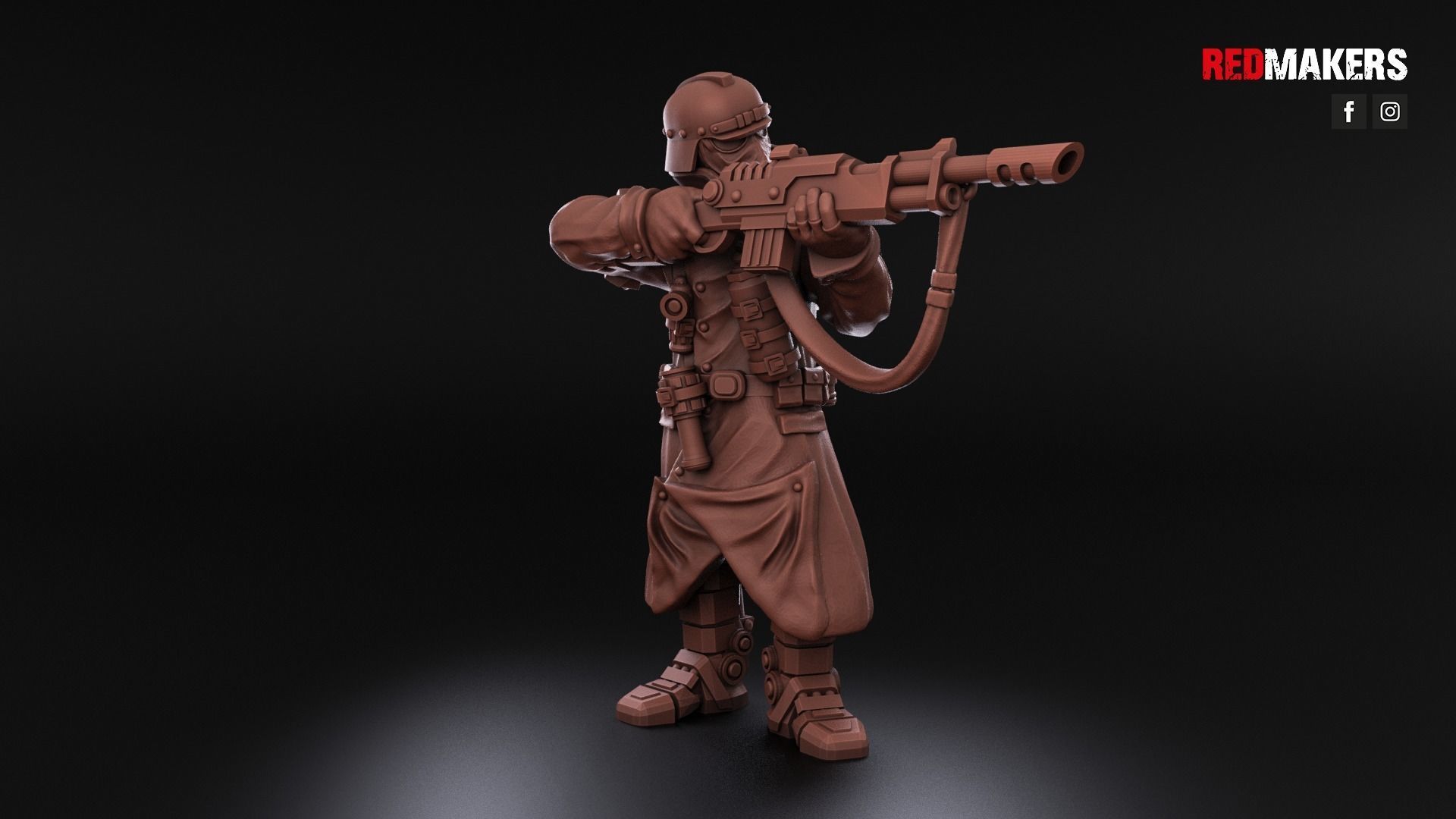 Death squad of the Imperial force Bionic legs 3D print model_7