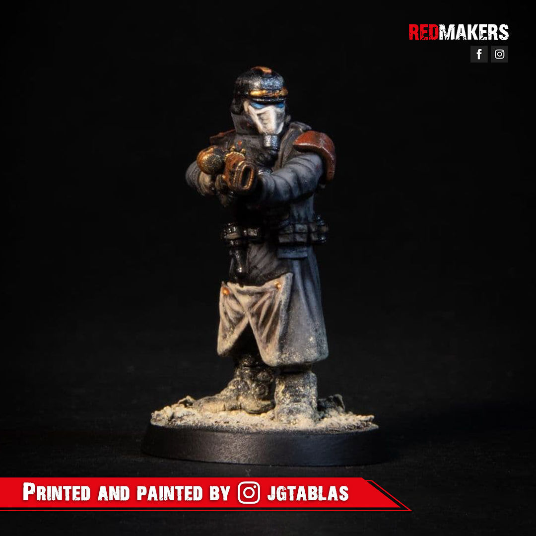 Death squad of the Imperial force Bionic legs 3D print model_63