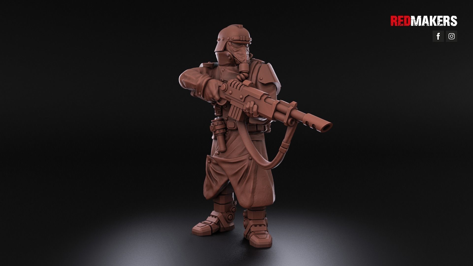 Death squad of the Imperial force Bionic legs 3D print model_9