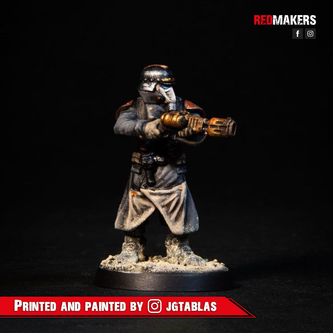 Death squad of the Imperial force Bionic legs 3D print model_64