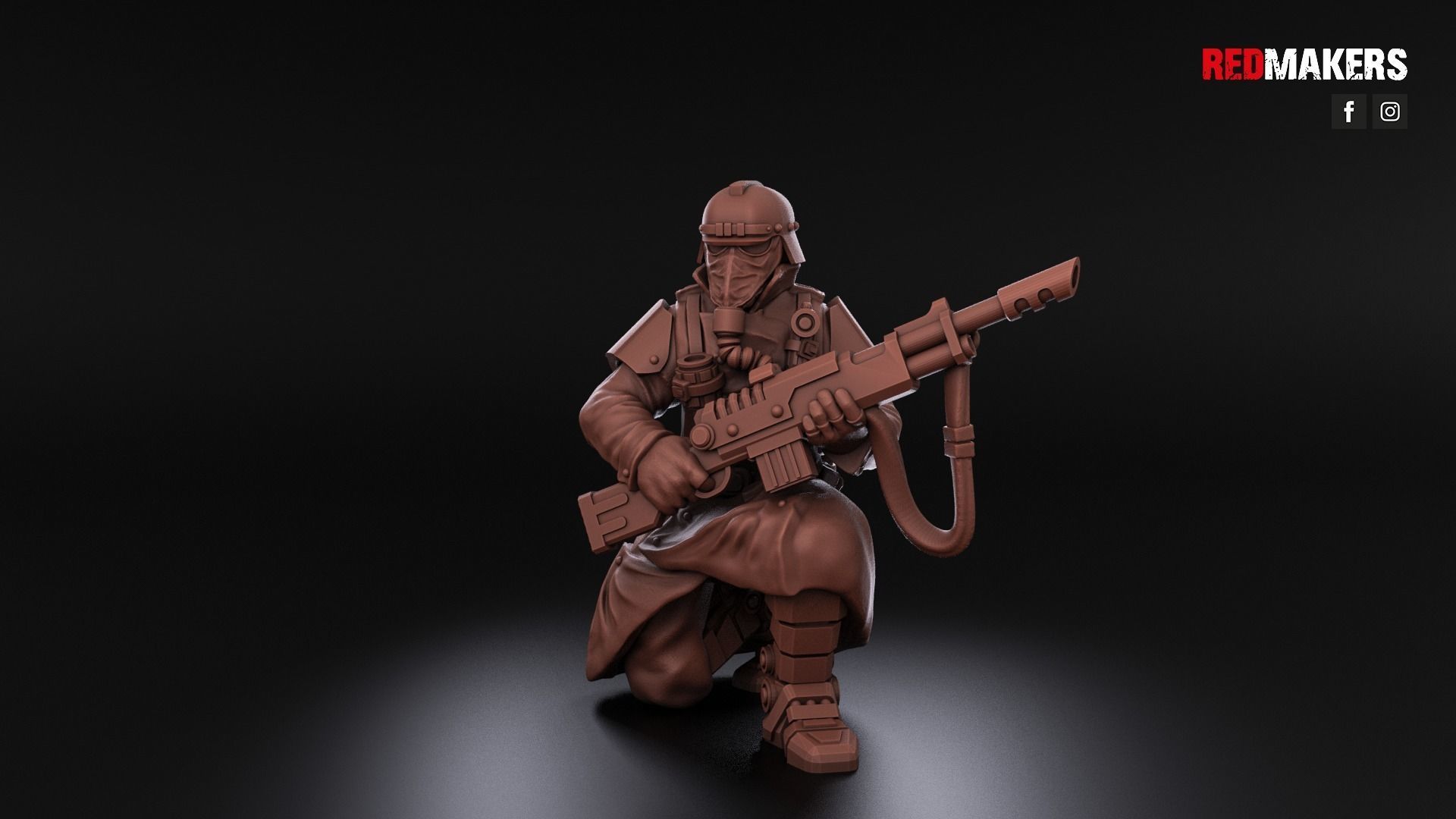 Death squad of the Imperial force Bionic legs 3D print model_11