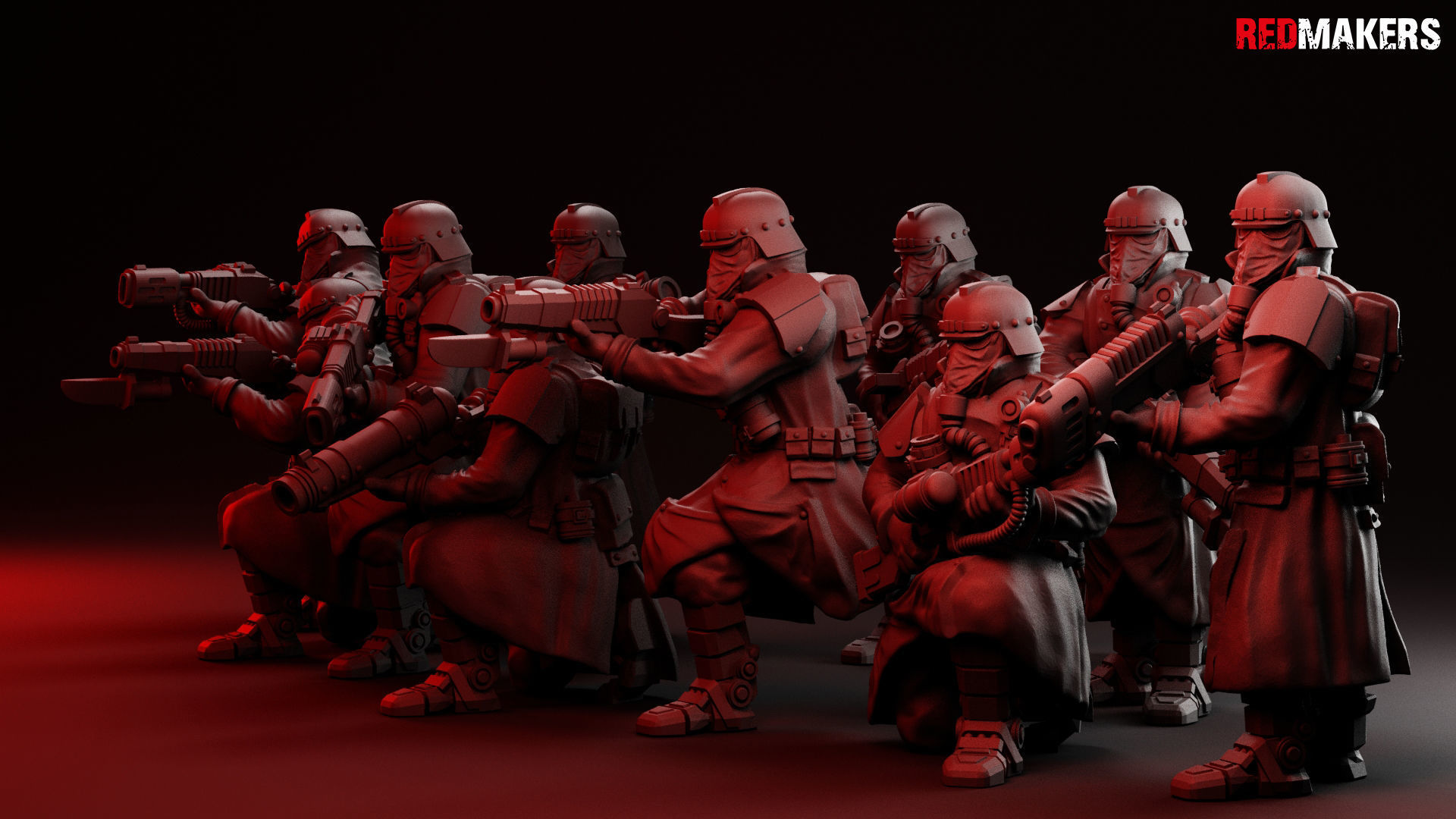 Death squad of the Imperial force Bionic legs 3D print model_68