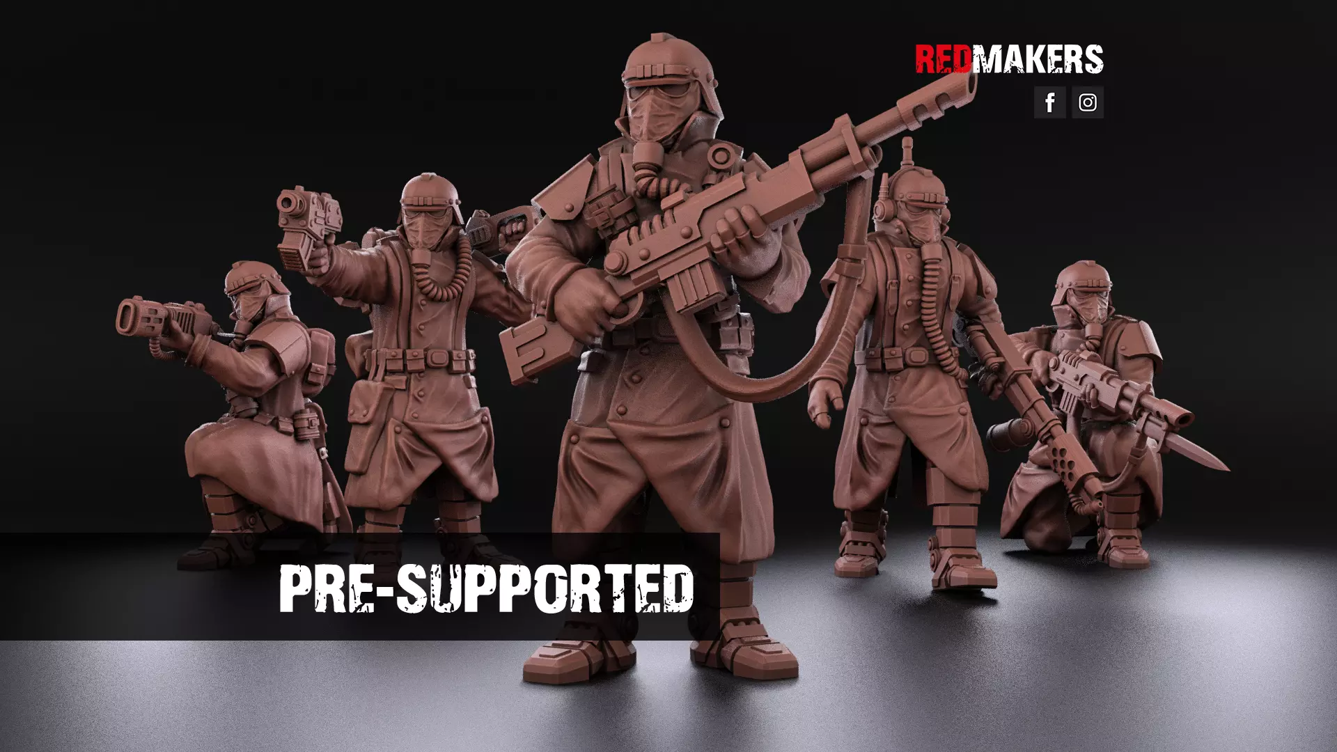 Death squad of the Imperial force Bionic legs 3D print model_0