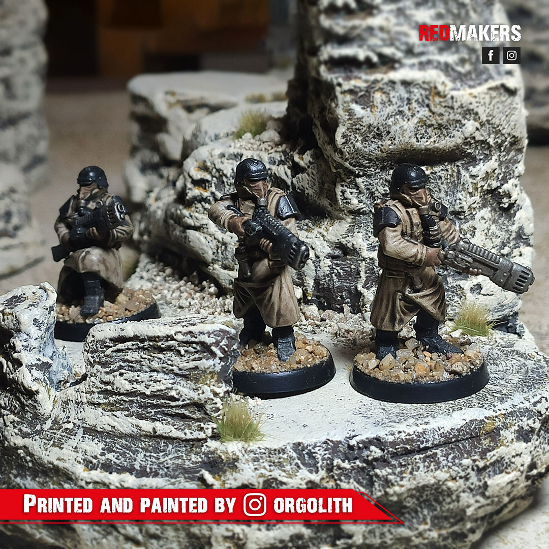 Death squad of the Imperial force Bionic legs 3D print model_55