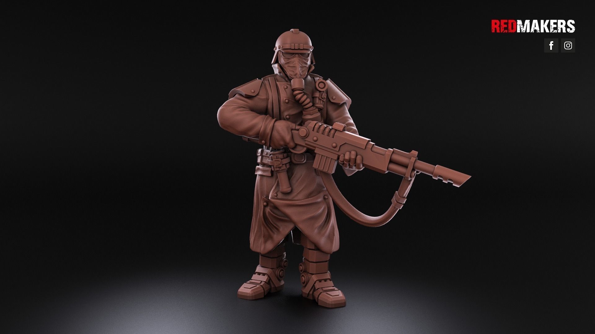 Death squad of the Imperial force Bionic legs 3D print model_6