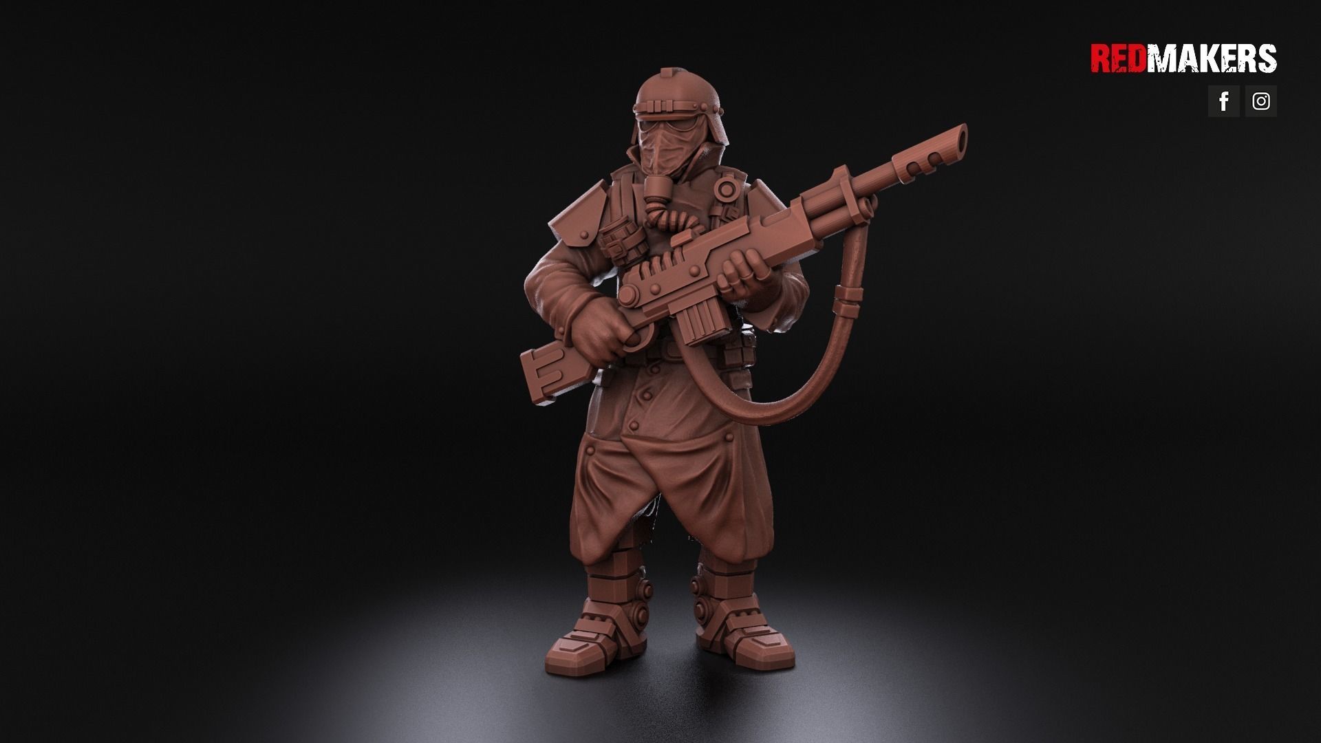 Death squad of the Imperial force Bionic legs 3D print model_8