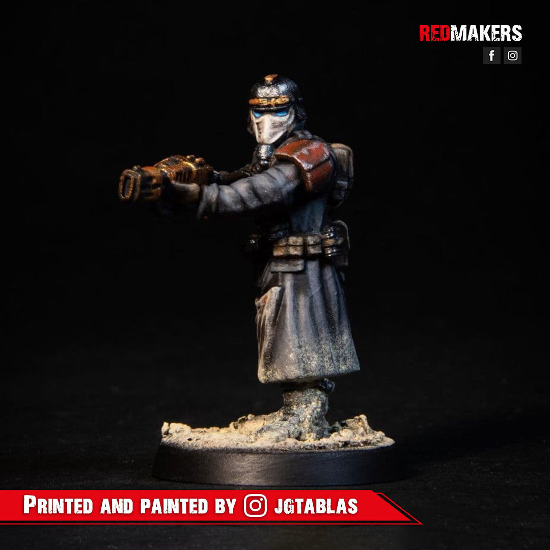Death squad of the Imperial force Bionic legs 3D print model_65