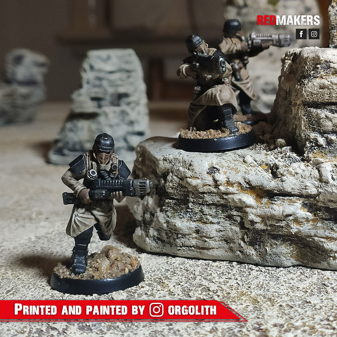 Death squad of the Imperial force Bionic legs 3D print model_56