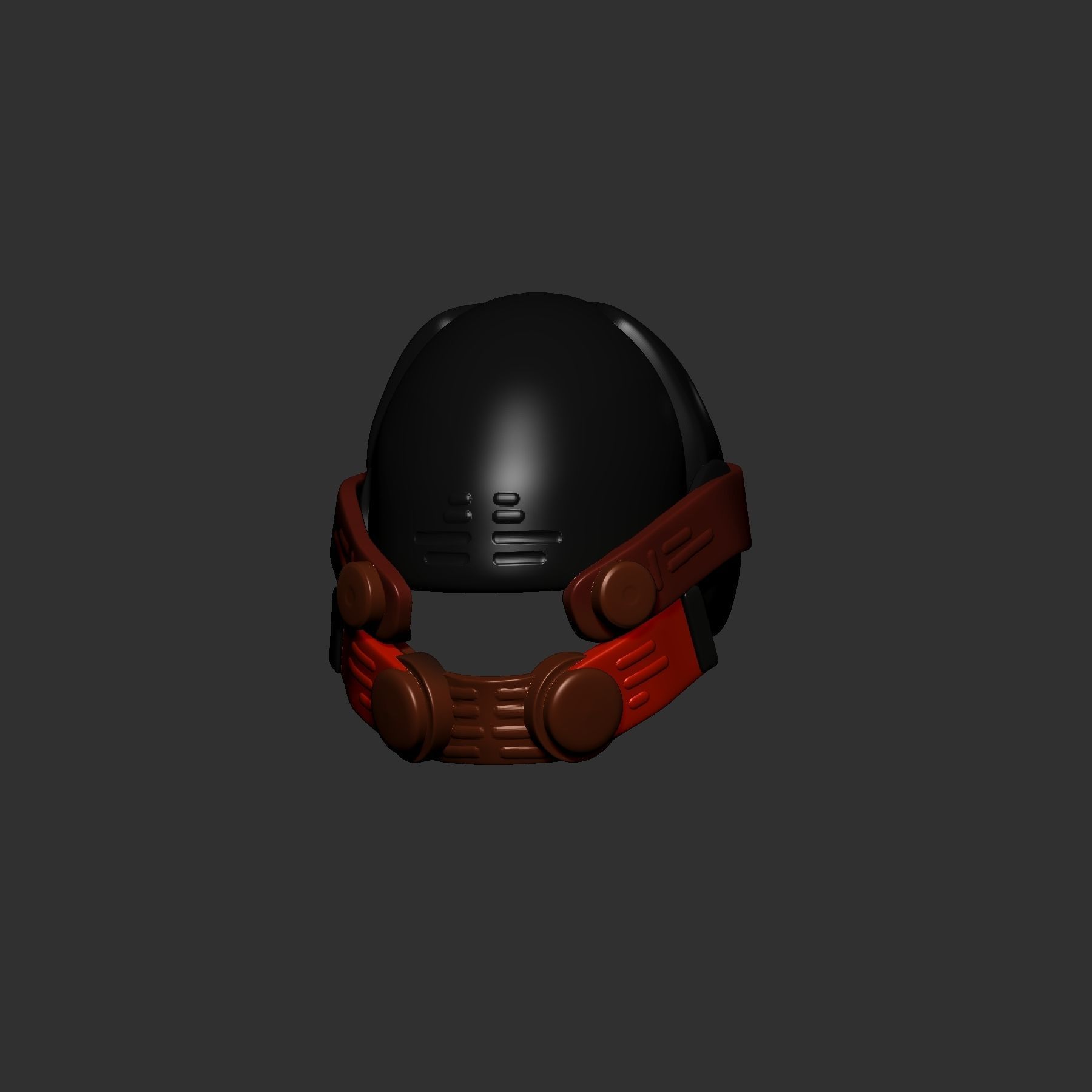 helmet high poly sculpt 3d printable  3D model_3