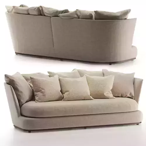 Apollo two sofas with cushions and pillows