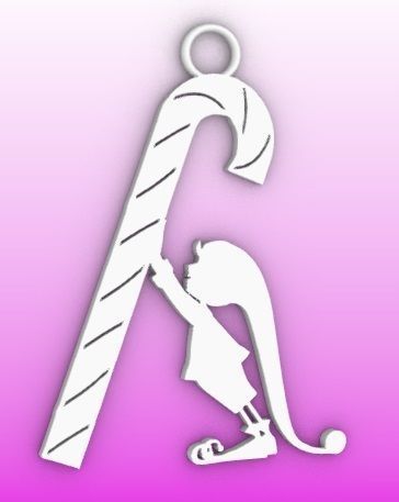 Christmas Elf Ornament Set  3D print model_2