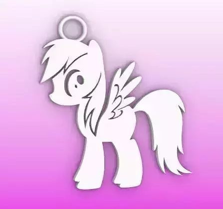 Little Pony Ornament 3D print model